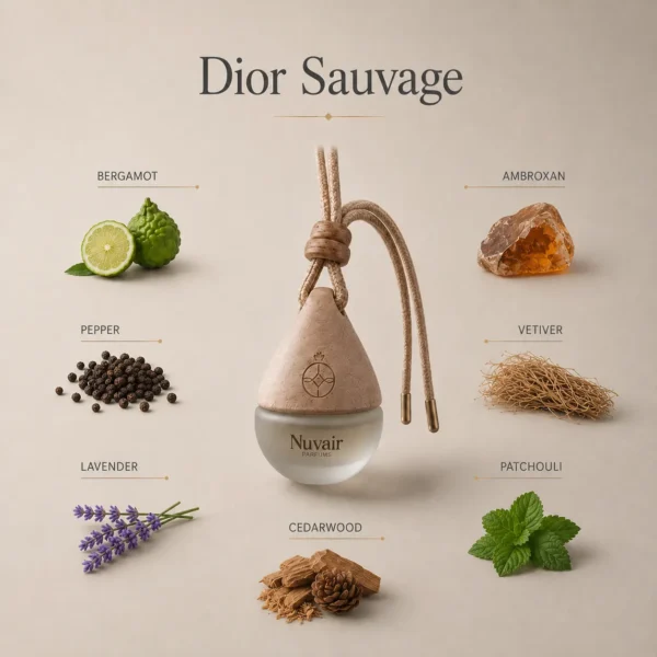 Nuvair Car Fragrance | Dior Sauvage Inspired