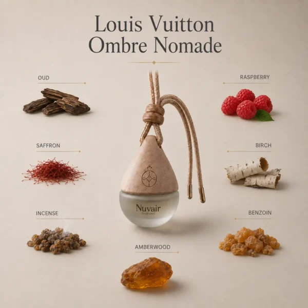 Nuvair Car Fragrance | Louis Vuitton Ombre Nomade Inspired